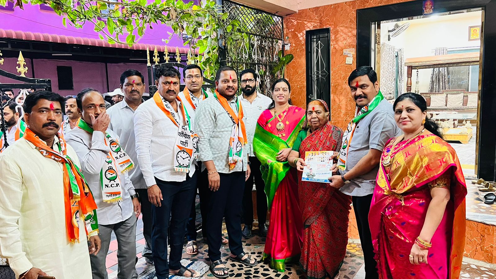 नाना काटेंच्या विजयासाठी अजून एक गाव एकवटले रहाटणी गावाचा नाना काटेंना आमदार करण्याचा निर्धार