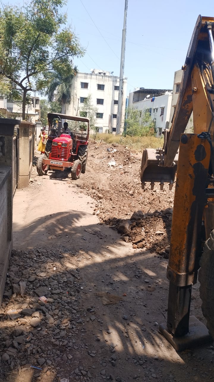 राजेंद्र जगताप यांच्या पाठपुराव्यानंतर पिंपळे गुरवमधील अंतर्गत रस्त्याच्या कामांना सुरुवात