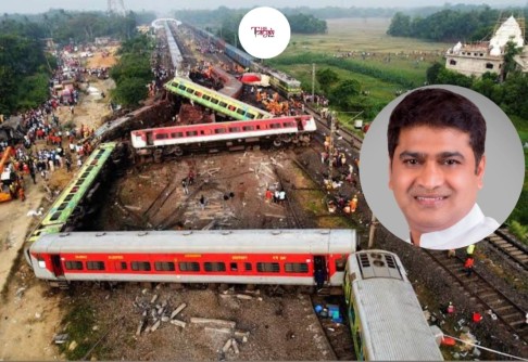 ओडिशा रेल्वे अपघात रेल्वेमंत्र्यांनी नैतिक जबाबदारी स्वीकारून राजीनामा द्यावा- अजित गव्हाणे यांची मागणी:; अपघातातील मृतांना शहर राष्ट्रवादीकडून श्रद्धांजली