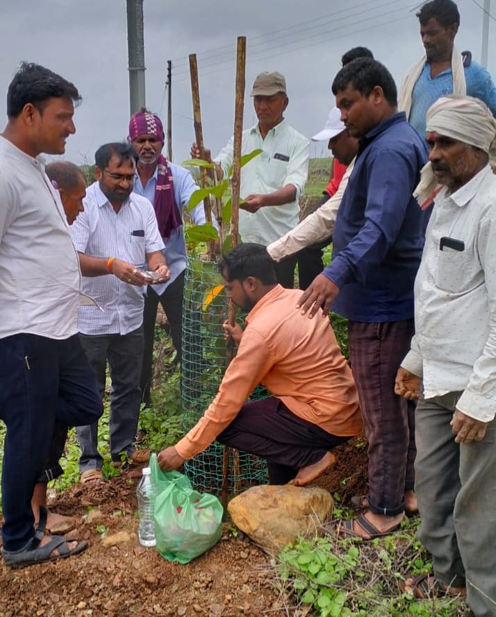 उपमुख्यमंत्री अजित दादा पवार यांच्या 63 वाढदिवसानिमित्त वृक्ष लागवड