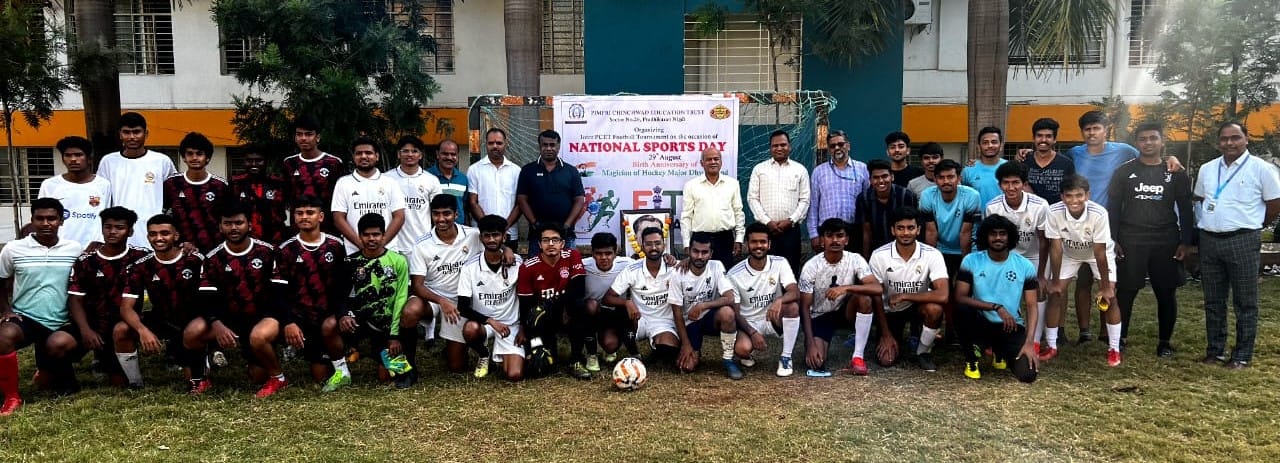 पीसीईटी मध्ये राष्ट्रीय क्रीडा दिन उत्साहात साजरा