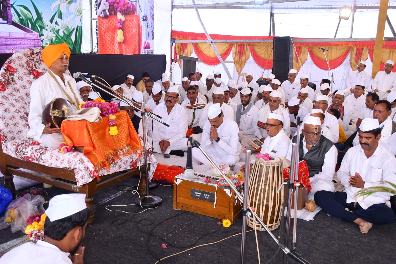 श्रीक्षेत्र भंडारा डोंगरावर मोठ्या उत्साहात अखंड गाथा पारायण सोहळ्याला सुरुवात 