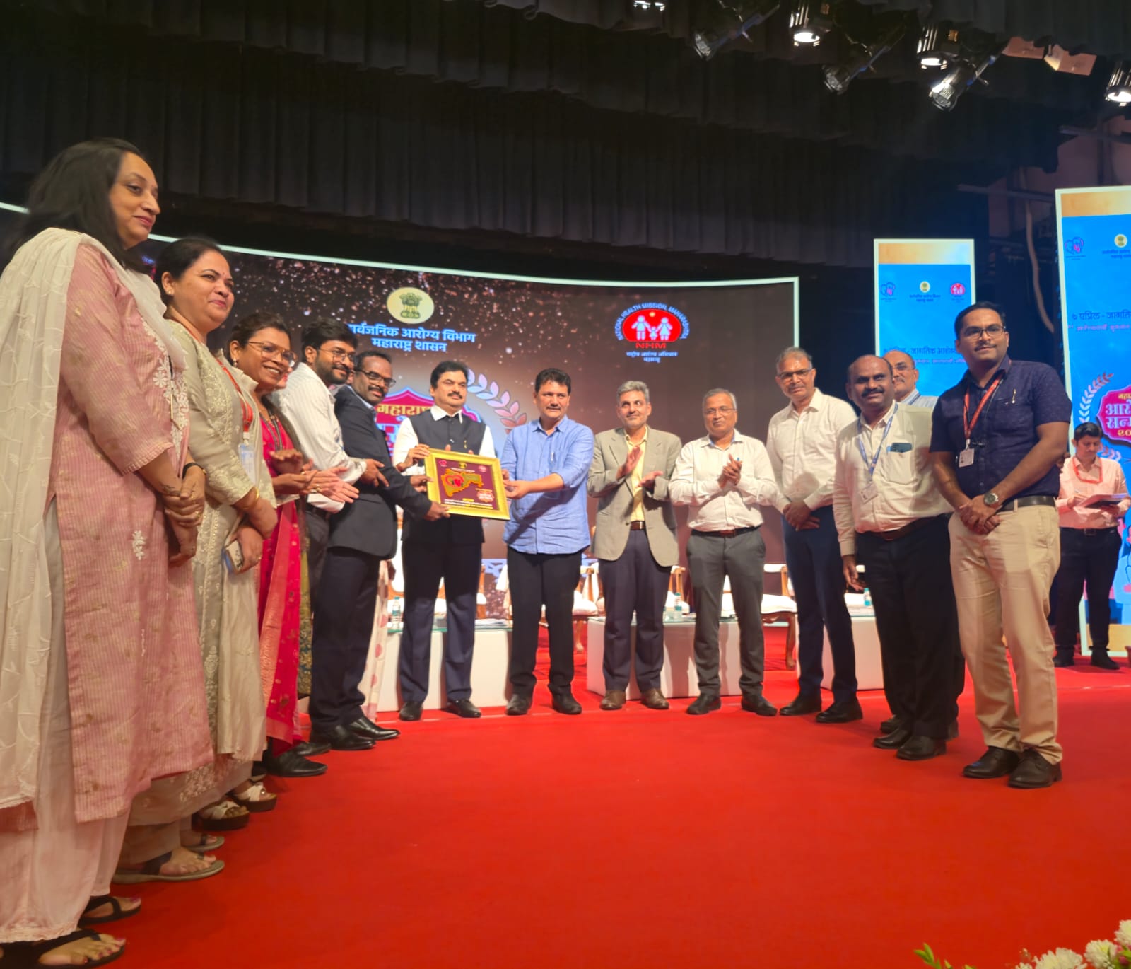 पिंपरी चिंचवड महानगरपालिकेला मिळाला “महाराष्ट्र आरोग्य सन्मान २०२५” पुरस्कार
