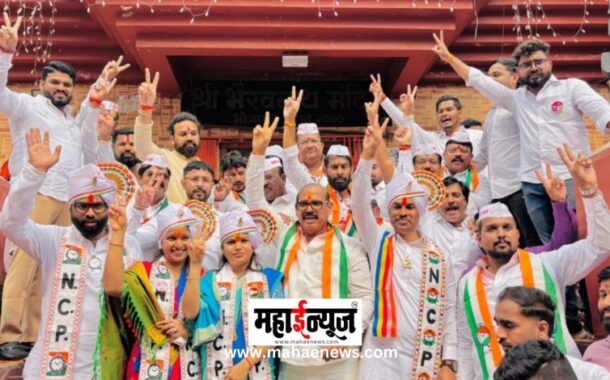 भोसरीतील प्रभाग ७ मध्ये राष्ट्रवादीच्या पदयात्रेला उदंड प्रतिसाद